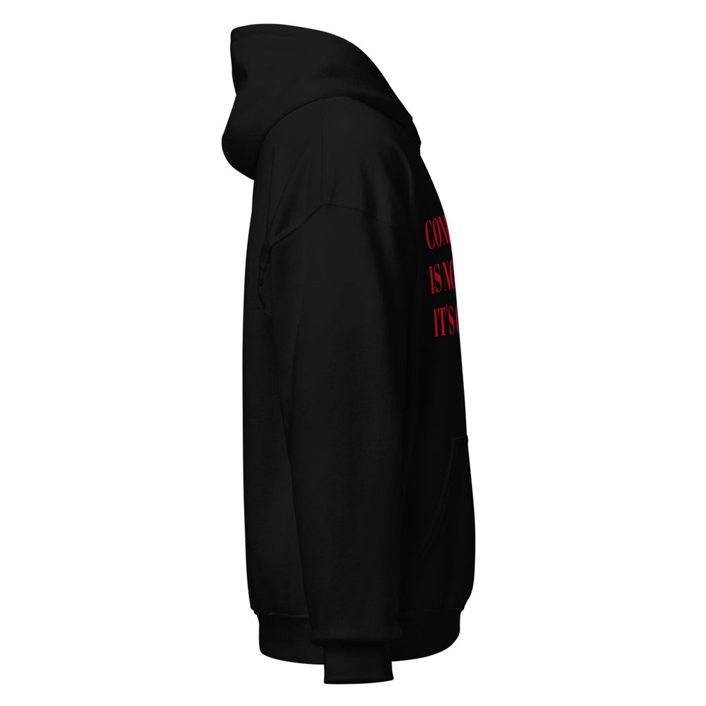 Confidence Is Not Given. It’s Claimed. – Gildan Heavy Blend Unisex Hoodie